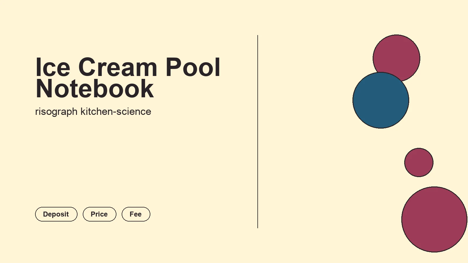 Ice Cream Pool Notebook editorial visual for liquidity pool